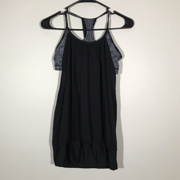 lululemon athletica Tops - Lululemon No Limits Tank Top Built In Bra Snake